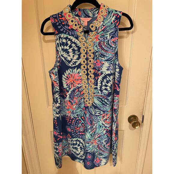 Lilly Pulitzer Jane Shift- Gypsea Girl is the print name Size 12 - Picture 2 of 6